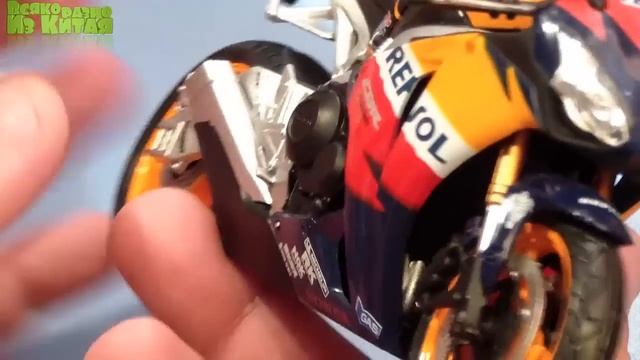 HONDA CBR1000RR Repsol Модель мотоцикла масштаба 1/12 JOYCITY Посылки из Китая.
