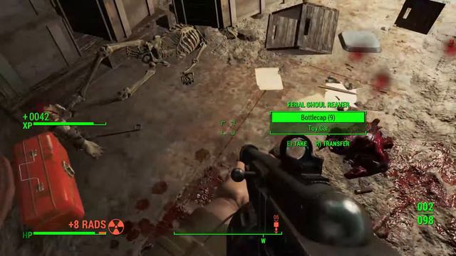 Fallout 4: Legendary Withered Feral Ghoul смотреть онлайн