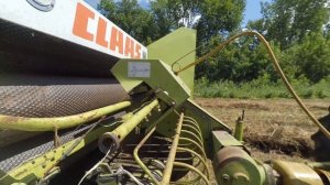 Обзор пресс подборщика Claas rolland 44