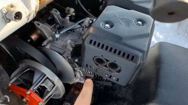 Двигатель Лифан 20 л.с. на снегоход Буран. Минимальная переделка при установке. смотреть онлайн