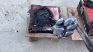 Old Bullet Casing Casting - Trash To Treasure - ASMR Metal Melting - BigStackD Uncharted Casting