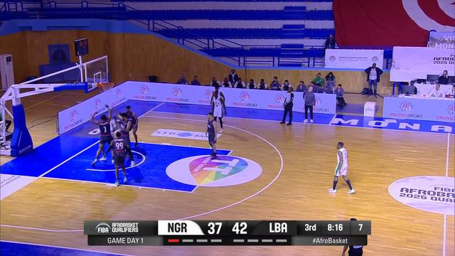 Nigeria V Libya | Full Basketball Game | FIBA AfroBasket 2025 Qualifiers