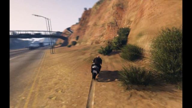 Трюки в GTA 5 на мотоцикле №4 смотреть онлайн