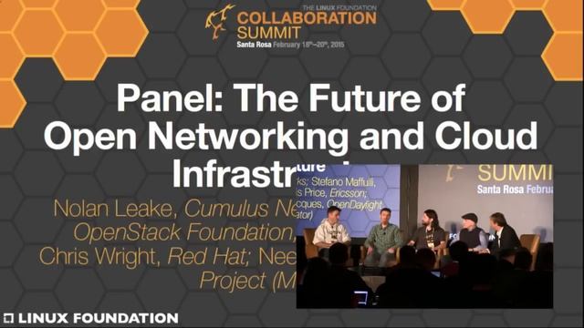 Collaboration Summit 2015 - Future of Open Networking Panel смотреть онлайн