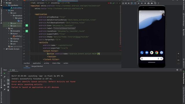 Tutorial Android Dasar (Kotlin) untuk Pemula - Part 1. Layout & UI Dasar - LinearLayout смотреть онлайн