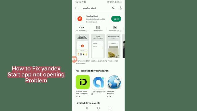 How to Fix Yandex Start App Not Opening Problem смотреть онлайн