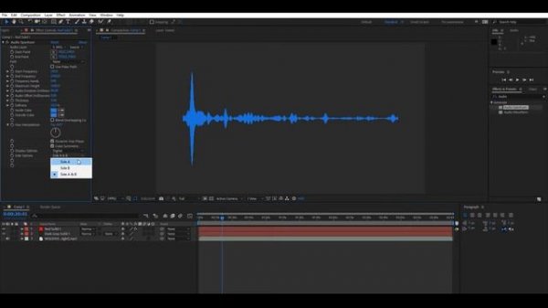 Как сделать визуализацию музыки | Как сделать audio spectrum в After Effects