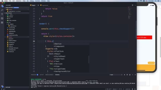 40 More on the platform || React native for beginner to advance full course смотреть онлайн