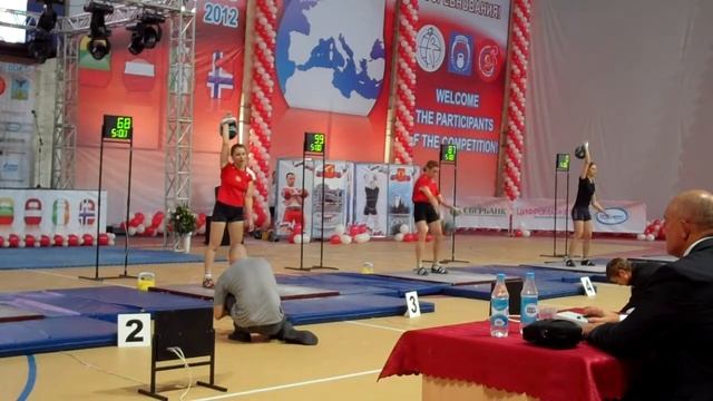 IKSFA Belgorod 2012 Women 24kg Snatch 1 смотреть онлайн