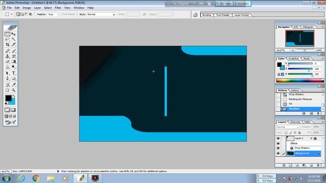 How to make Business card in Photoshop CS 8.0 смотреть онлайн