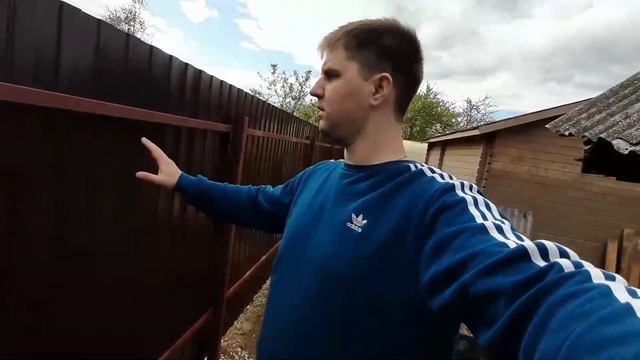 ЗАБОР из ПРОФНАСТИЛА И ЕВРОШТАКЕТНИКА. ОТЗЫВ КЛИЕНТА. Вспоминаем 2020 год 140 метров забора под клю смотреть онлайн