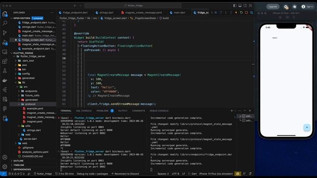 Flutter + Serverpod: Sockets