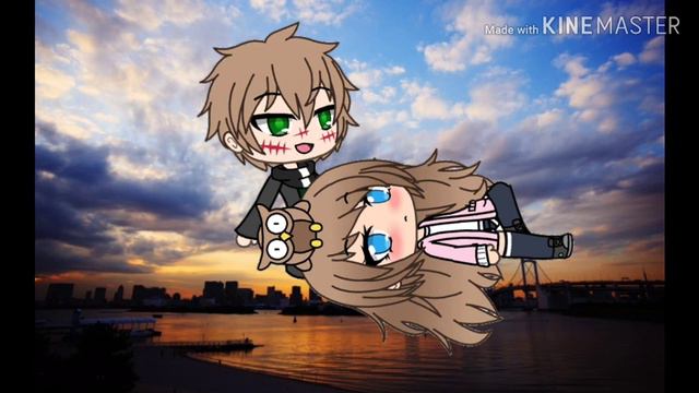 Тёмной-оранжевый закат ||Gacha Life смотреть онлайн