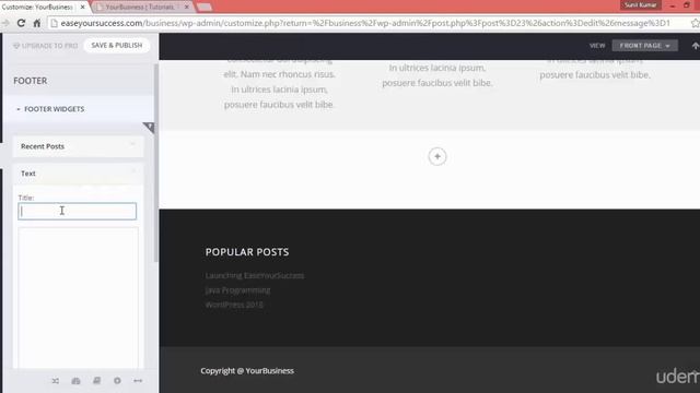 How To Create Custom Header & Footer in WordPress смотреть онлайн