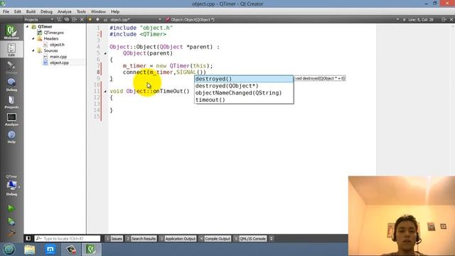 Tutorial Qt Creator - QTimer смотреть онлайн