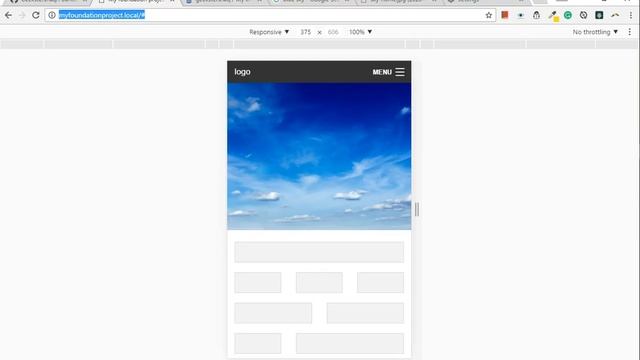 How to hide and show content on different devices Foundation Zurb Responsive design (tutorial) смотреть онлайн