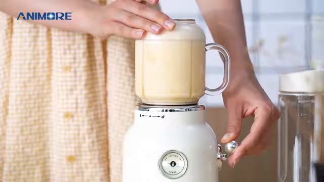 ANIMORE JU 12 Electric Blender - Portable Fruit Blender - ANIMORE Retro Fruit Blender смотреть онлайн