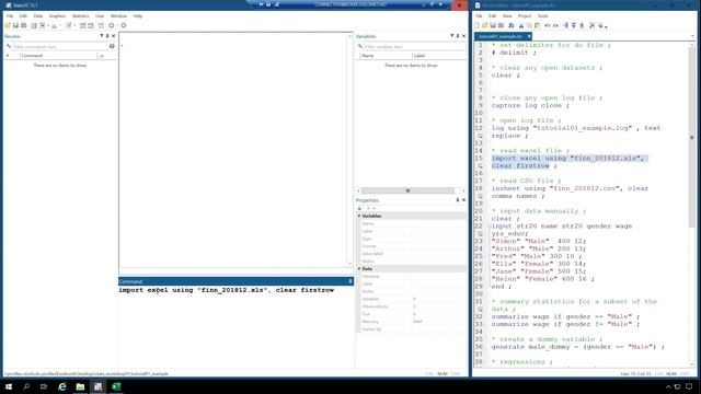 Stata 09 import xls excel data file смотреть онлайн