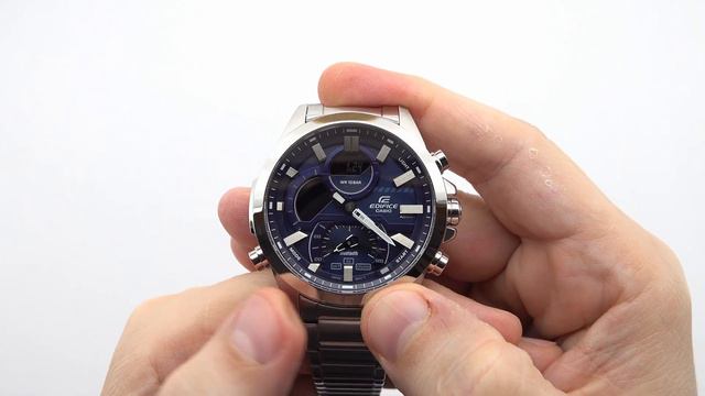 How to set time and date on CASIO EDIFICE ECB-30D смотреть онлайн