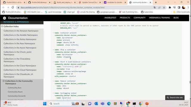 Ansible playbook to buid image and push to docker hub смотреть онлайн