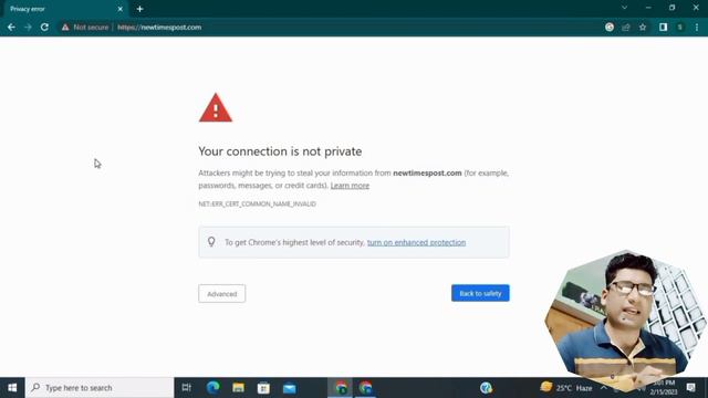 Your connection is not private Google Chrome | net::err_cert_date_invalid | Firefox, Safari Browser смотреть онлайн