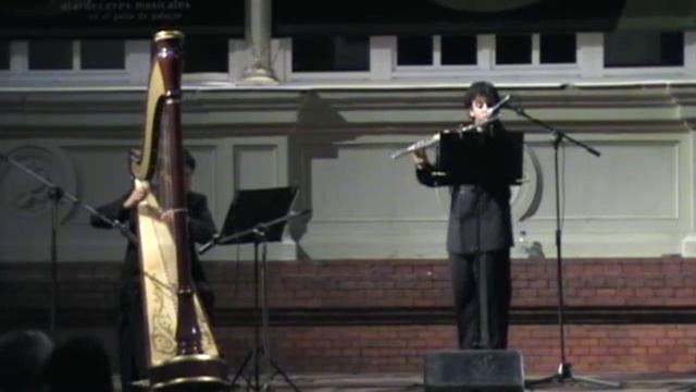 Trio Flobar G. Donizetti Sonata para flauta y arpa. смотреть онлайн