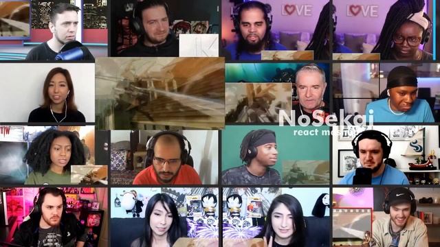 Attack on Titan Opening 1 「Guren no Yumiya」 - React Mashup (進撃の巨人OP1) смотреть онлайн