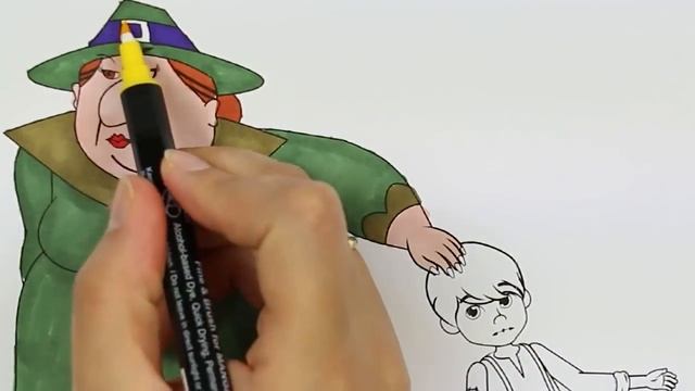 Гензель и Гретель | Маленькие руки раскраски для детей смотреть онлайн