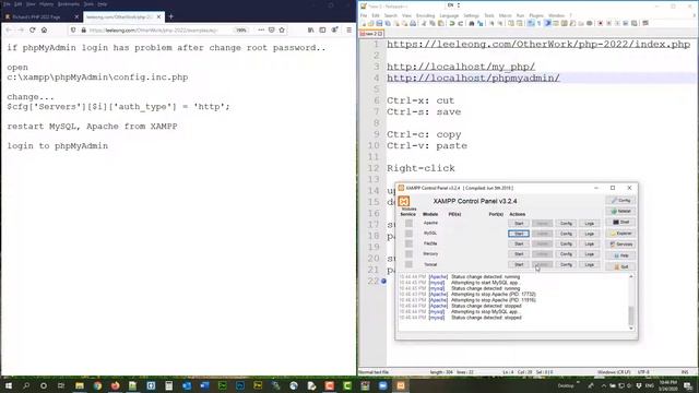 Tutorial php 2022 - 031 xampp mysql 2 смотреть онлайн