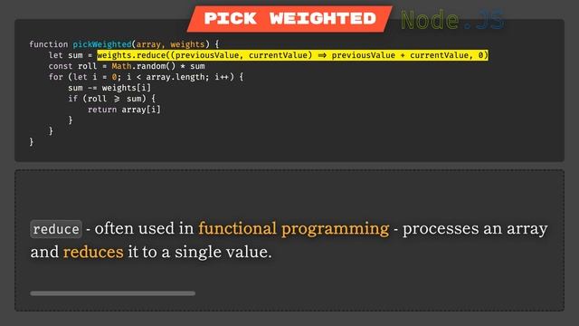 Learn JavaScript • Pick Weighted смотреть онлайн