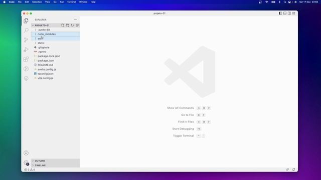 Svelte - Criando um Novo Projeto do Zero - FullStack na Prática 001 смотреть онлайн