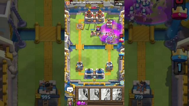 Clash Royale Режим 2 на 2. 7 Арена. смотреть онлайн