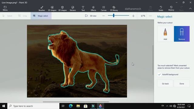 How to Remove Background from Picture In Paint 3D On Windows 10 смотреть онлайн