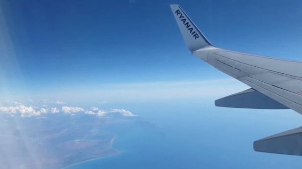 Flight Sofia to Barcelona, Ryanair 737-800. September 2021