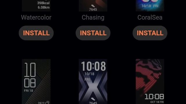 Huawei Watch Fit Faces смотреть онлайн
