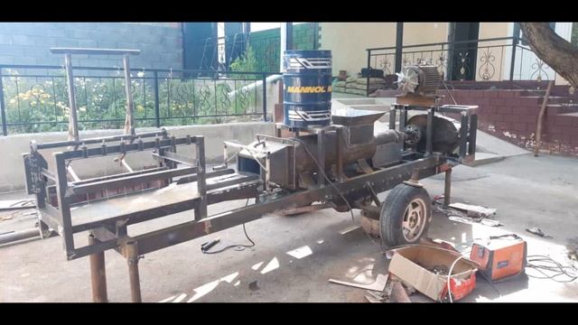 самодельный кирпичный станок своими руками смотреть онлайн