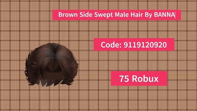 Aesthetic Bloxburg/Roblox Brown Boy hairs With Codes!! #bloxburg #roblox #robloxhair #bloxburgcodes смотреть онлайн