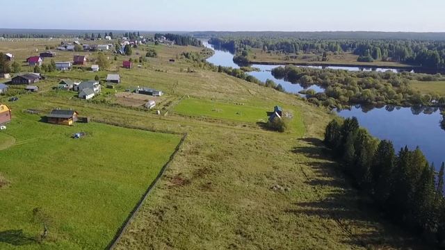 Релакс по-деревенски.Деревня Бояркерос в Республике Коми смотреть онлайн