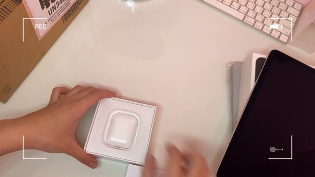 Unbox | IPad Air 5 Starlight✨+ Pencil 2 + Airpods2