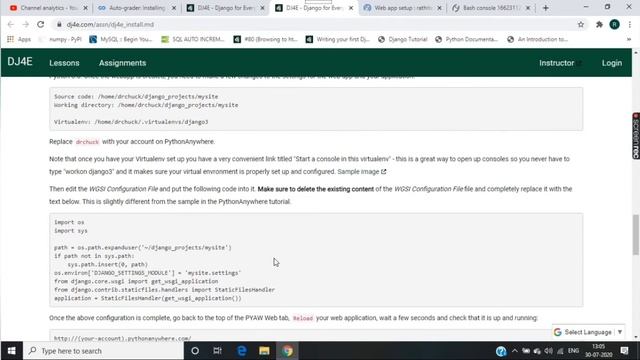 Django for everybody // course 1// week 2// installing django смотреть онлайн