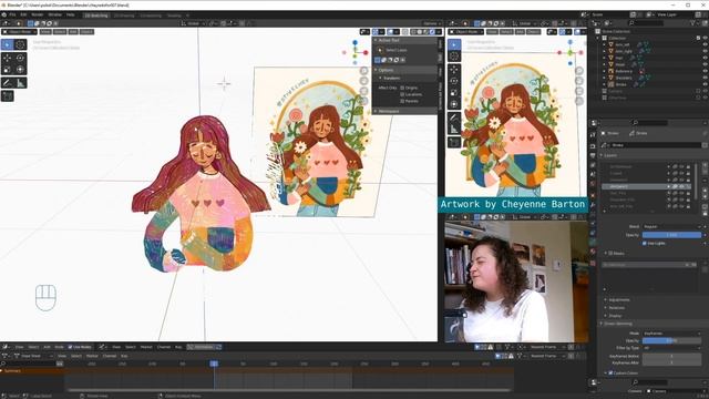 My favourite Grease Pencil tricks! Build modifier, parent layers, mask multiple meshes (Blender) смотреть онлайн