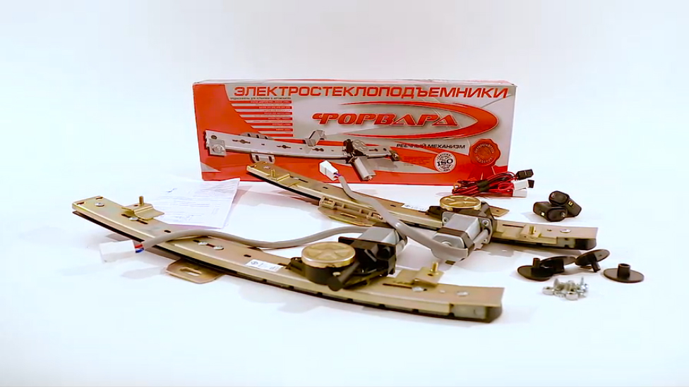 Электрические стеклоподъемники ФОРВАРД для ИЖ-2126 "Ода". Обзор комплекта смотреть онлайн