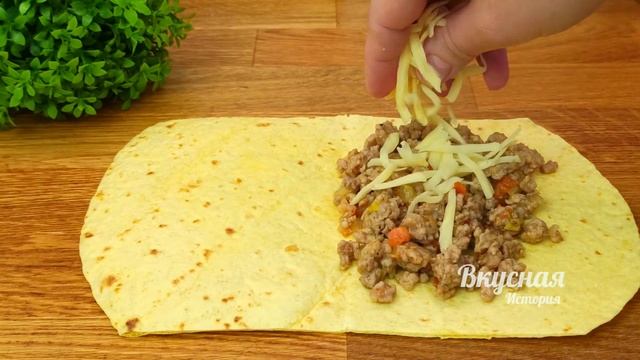 Беру обычный Фарш и Лаваш, а получается такая Вкуснятина! Любимый завтрак моего мужа? смотреть онлайн