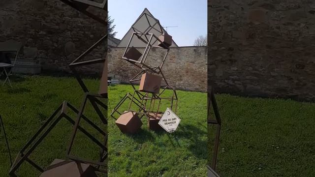 Артобьекты из кортеновской стали. Или современные МАФы для сада. #shorts смотреть онлайн