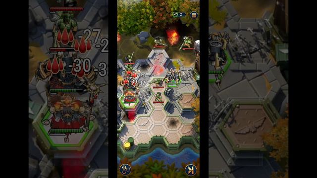 FALL OF CADIA: BATTLE 38 - warhammer 40.000 tacticus - walkthrough / gameplay смотреть онлайн