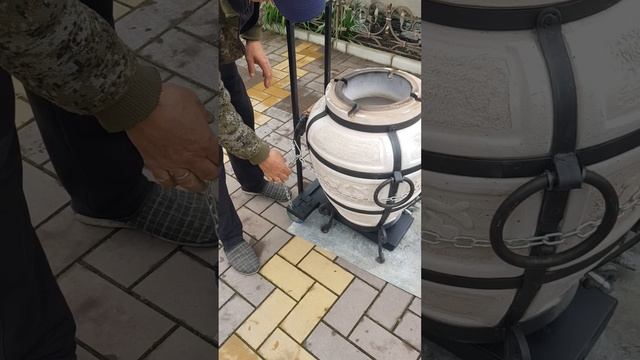 тележка ручной работы для тандыра