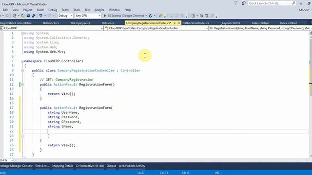 Business ERP Part 9 Company Registration in ASP NET MVC смотреть онлайн
