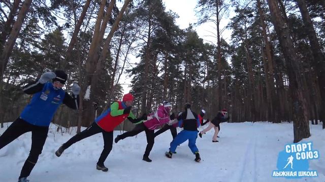 Лыжная школа тренировка в -24 смотреть онлайн