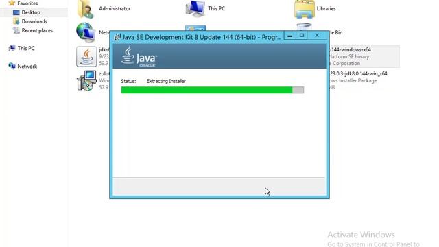 Java 8 (Oracle JDK 8) installation in Windows Server 2012 | Java SE 8 Update 144 смотреть онлайн