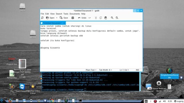 Cara install samba share linux (ubuntu, linux mint, etc) смотреть онлайн